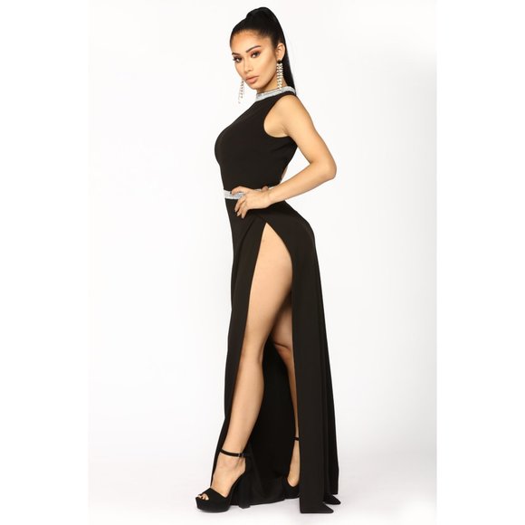 Harper Maxi Dress - Black - Picture 3 of 7